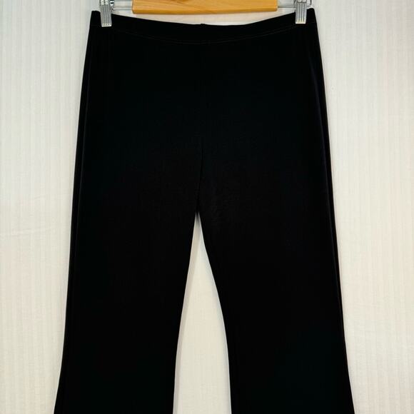 Lblisse Stretch Black Flare Pants Size Large Business Casual Dressy Classic - Picture 6 of 7